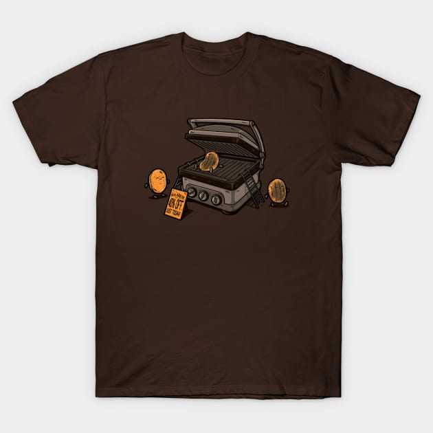 Pancakes Solarium T-Shirt by LetterQ